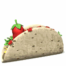chili peeking out of taco md wht