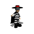 robber thinks hes zorro md wht