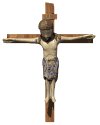 christ romanesque cross revolve md wht
