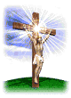 crucifix glowing sky md wht