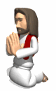 jesus kneeling praying md wht