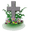 tombstone cross md wht