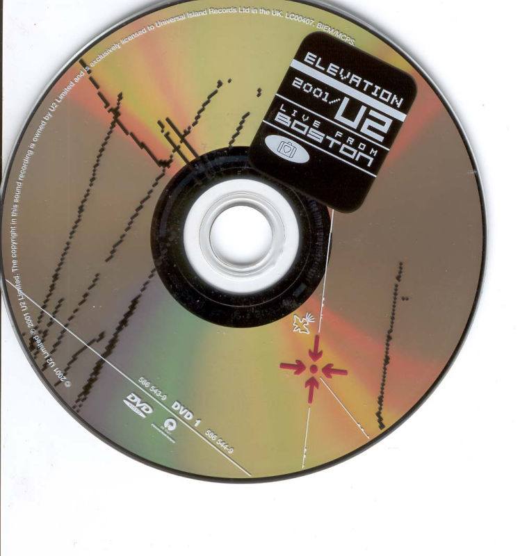 U2 Elevation From Boston 2001-cd